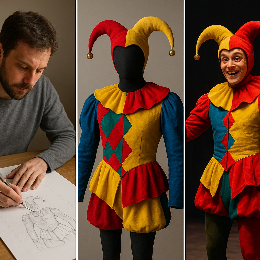 Jak powstaje strój kuglarza – od projektu do sceny