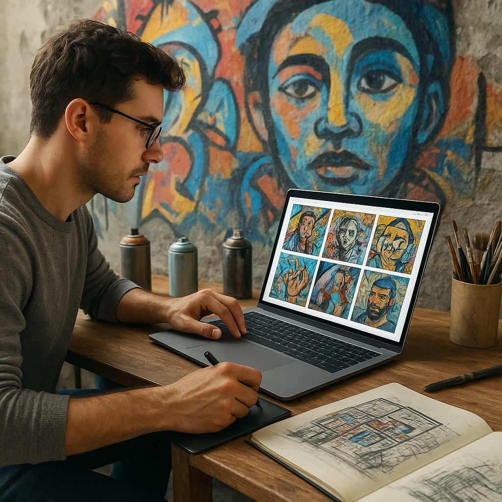 Jak stworzyć portfolio artysty ulicznego i promować się w sieci