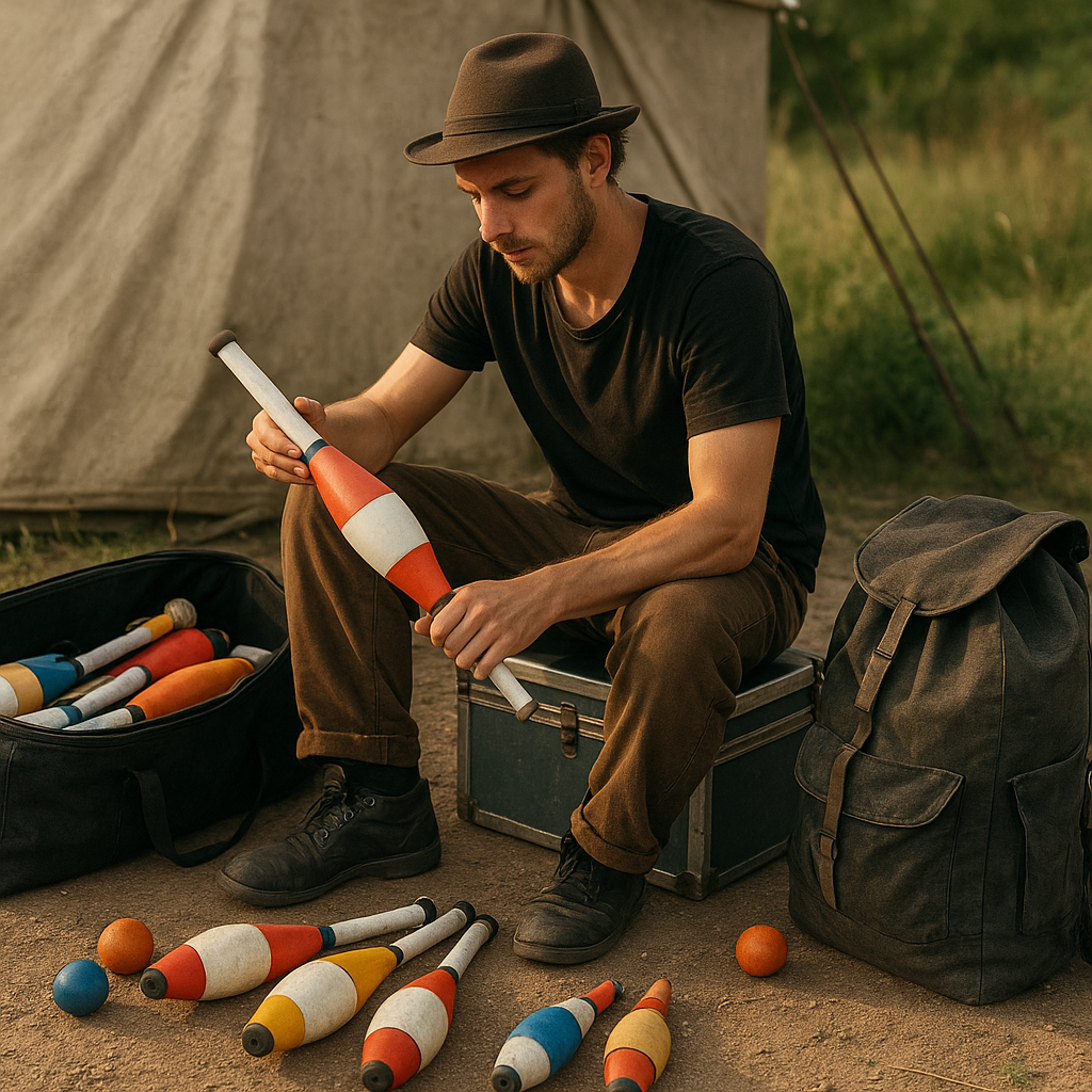 Jak wygląda typowy dzień życia kuglarza w trasie