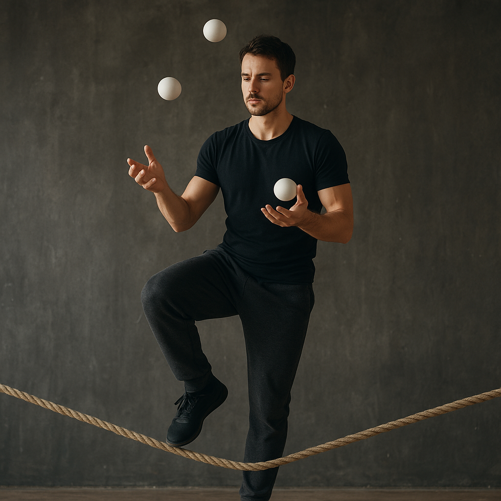 Jak kuglarze trenują równowagę i koordynację