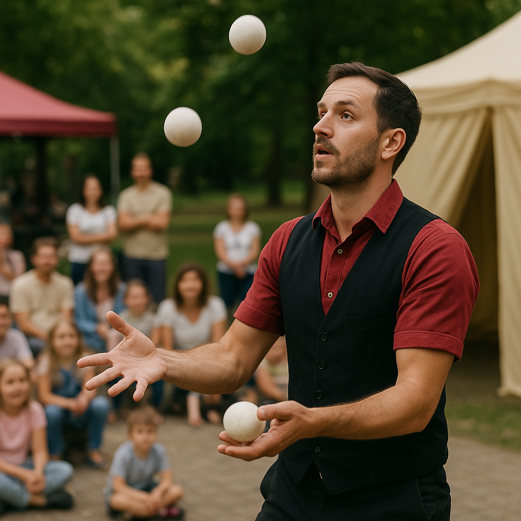 Jak zarabiać na kuglarstwie – występy, warsztaty, eventy