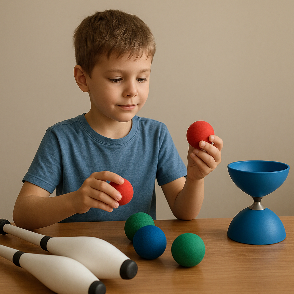 Jakie rekwizyty kuglarskie są najlepsze do nauki dzieci