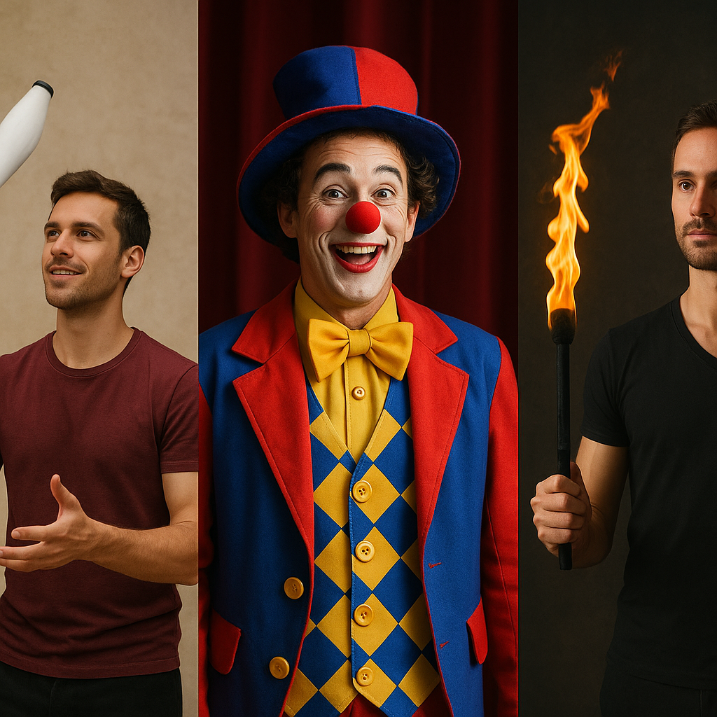 Jakie są różnice między kuglarzem, cyrkowcem i performerem