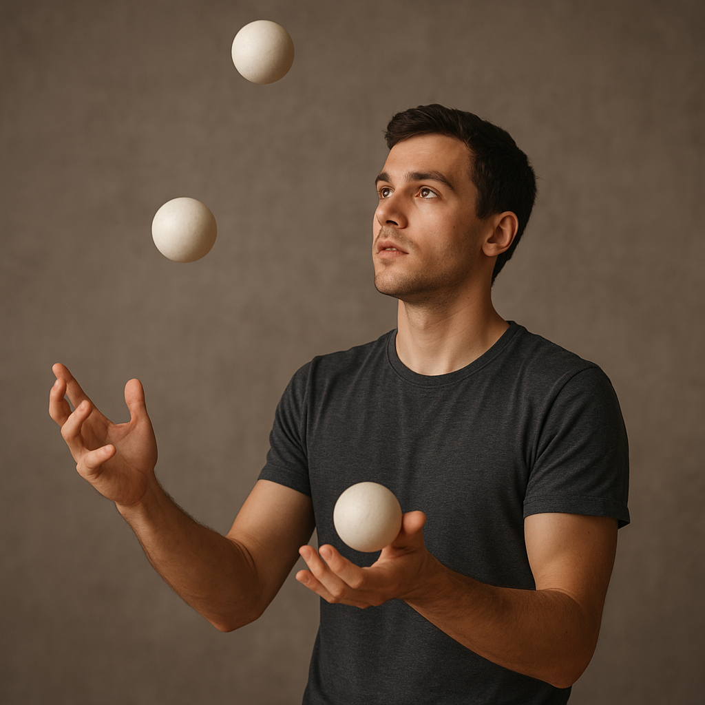 Jak ćwiczyć refleks i koordynację jak profesjonalny żongler