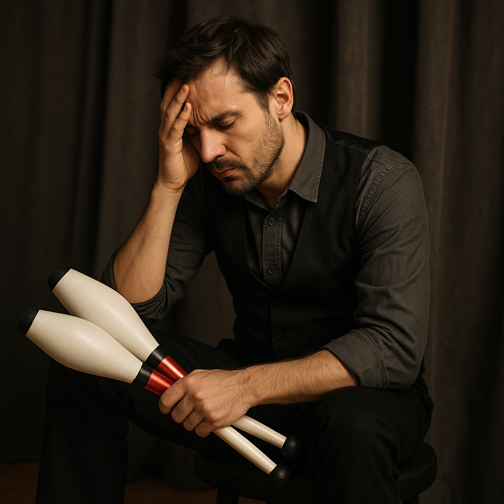 Jak żonglerzy radzą sobie z tremą przed występem