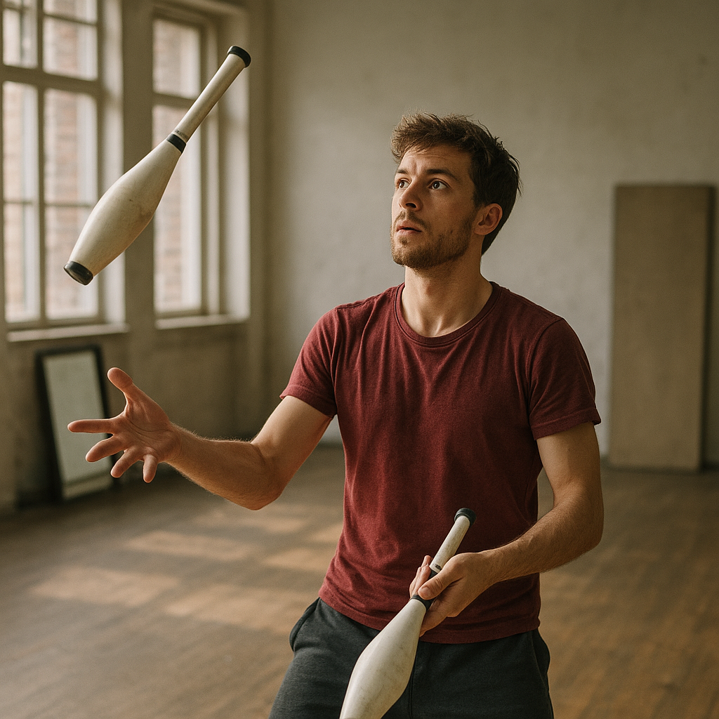 Jak wygląda trening kuglarza przed sezonem letnich występów