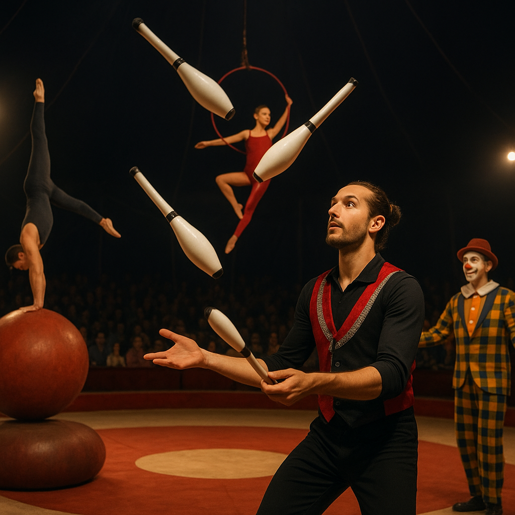 Jak wygląda współczesny cyrk nowego typu i rola kuglarzy w nim