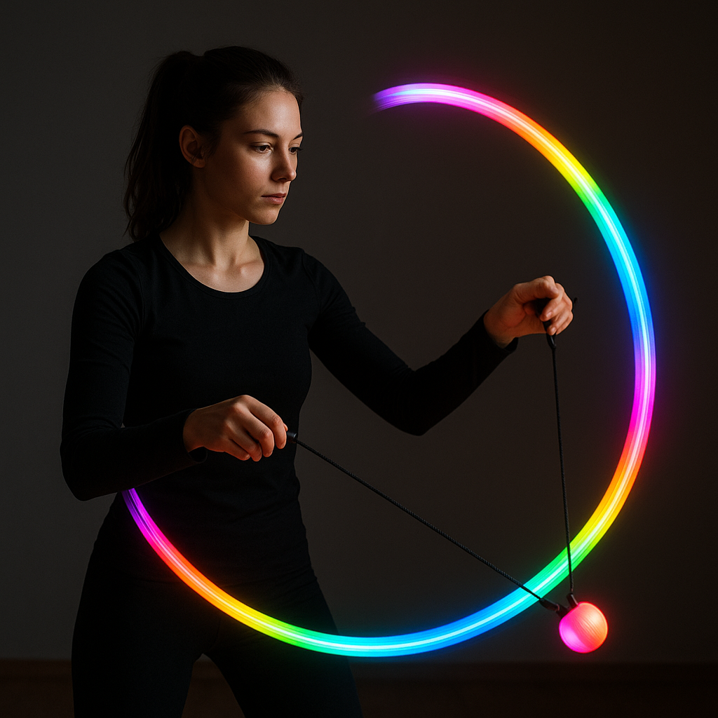 Jak przygotować choreografię z użyciem poi LED