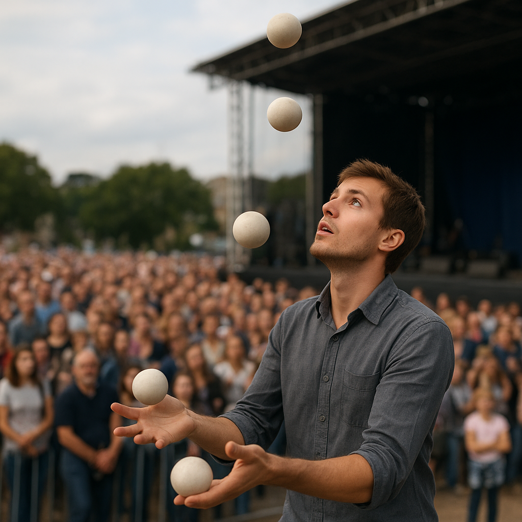 Jak przygotować pokaz kuglarski na imprezę masową