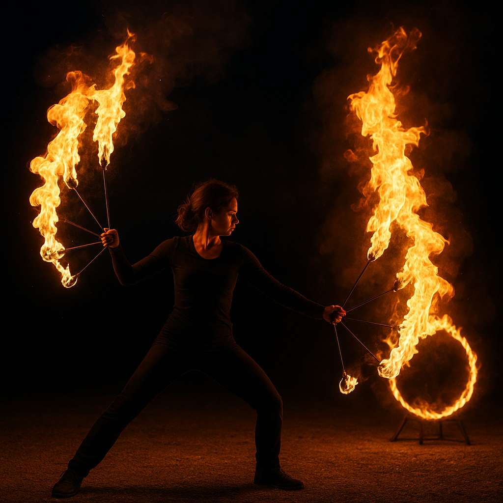 Jakie są najbardziej efektowne rekwizyty do pokazów nocnych