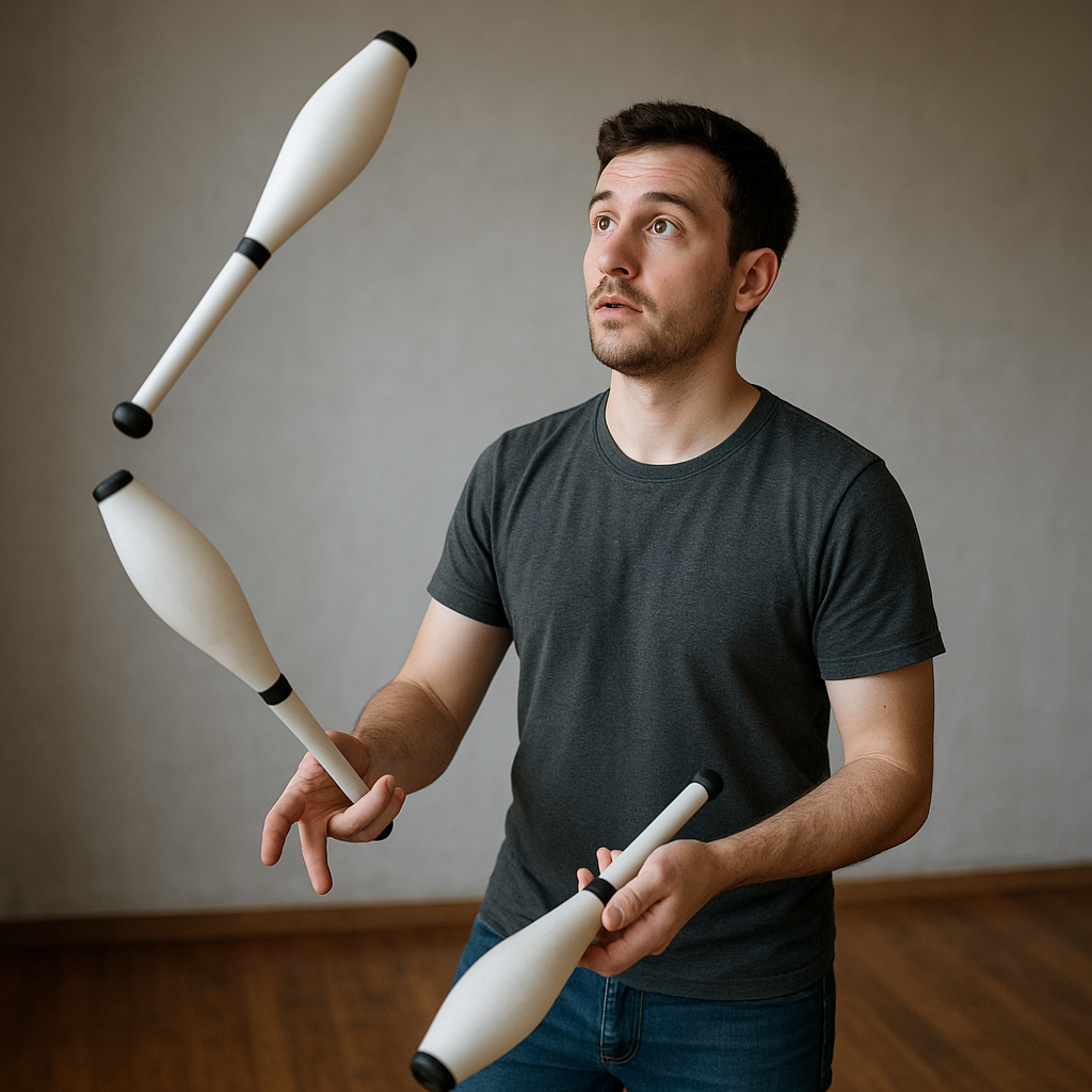 Jak zacząć przygodę z żonglowaniem maczugami