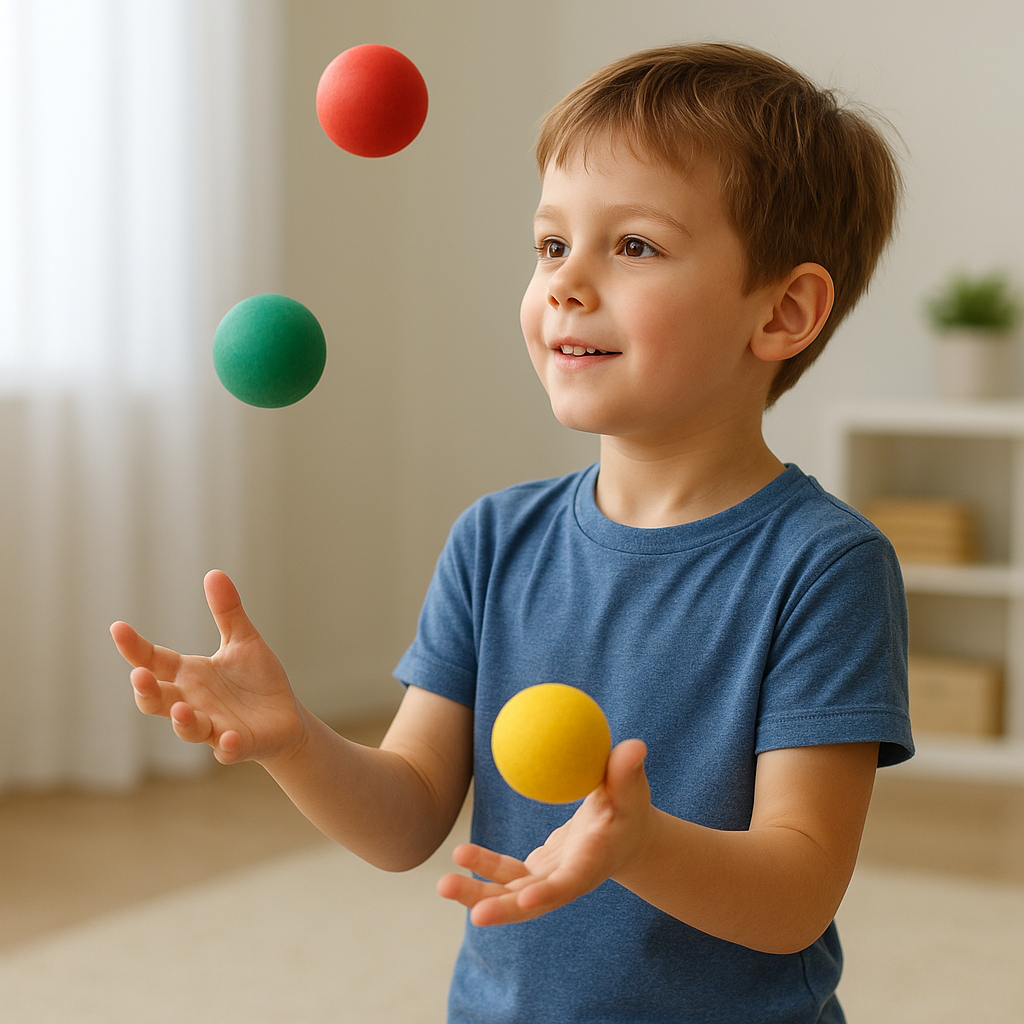 Jak żonglowanie wspiera rozwój motoryki u dzieci