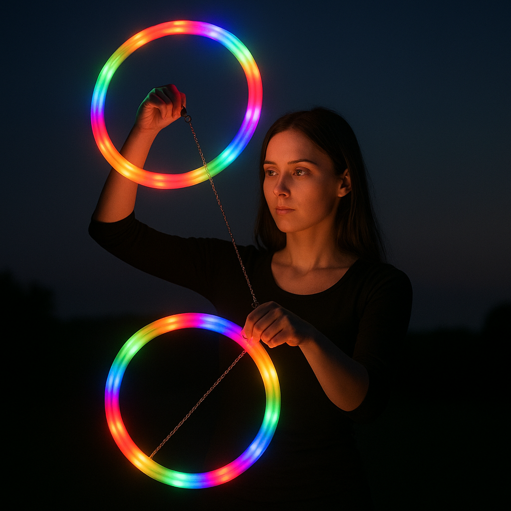 Jak wybrać idealne poi LED do występów nocnych