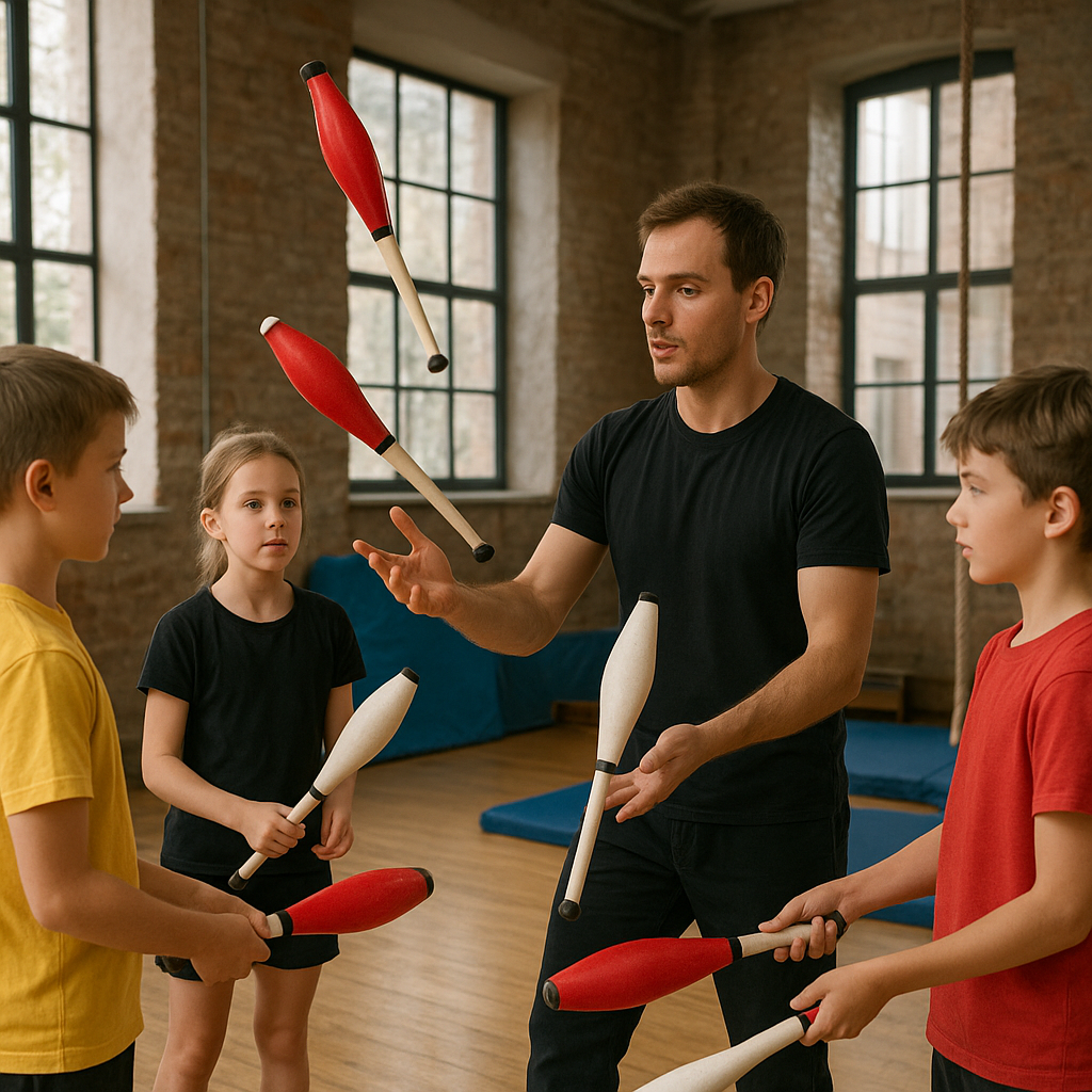 Jak wygląda nauka żonglowania w szkołach cyrkowych