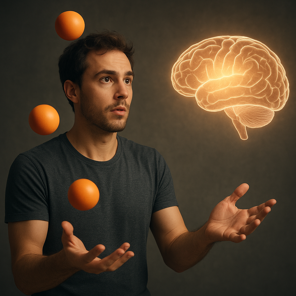 Jak żonglowanie rozwija mózg – co mówi o tym nauka