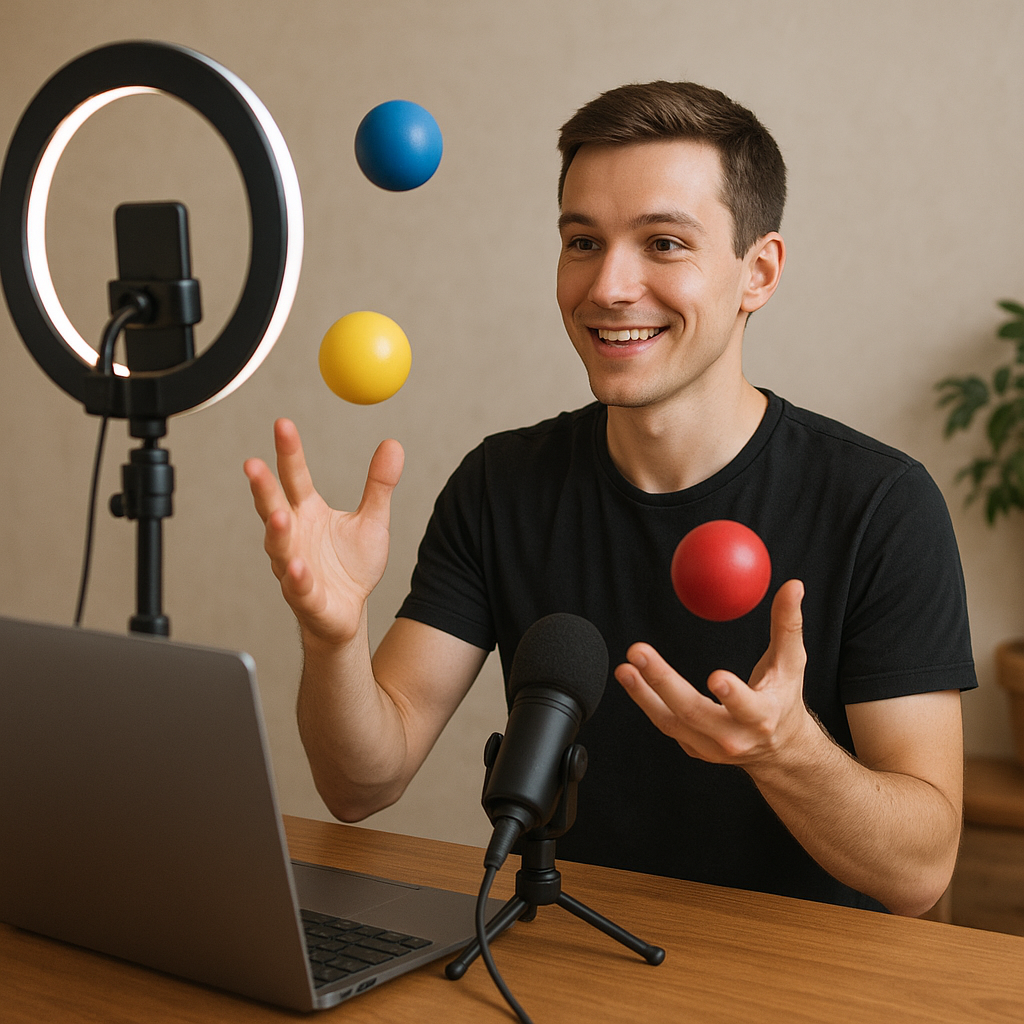 Jak promować się jako artysta kuglarski online