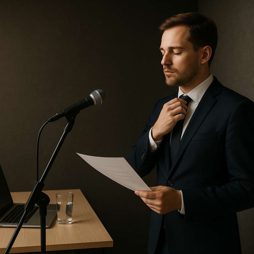 Jak przygotować się do występu w zamkniętym pomieszczeniu