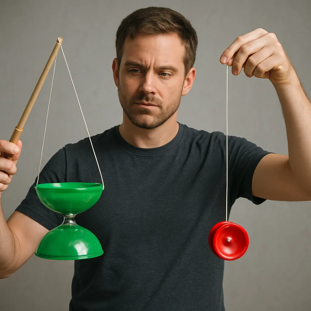 Jakie są różnice między diabolo a yo-yo w kuglarstwie